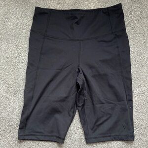 Black biker shorts
